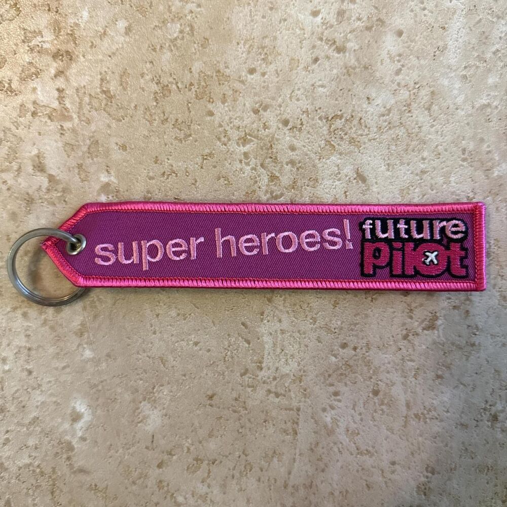 Airbus Future Pilot Flight Keychain Luggage Tag
